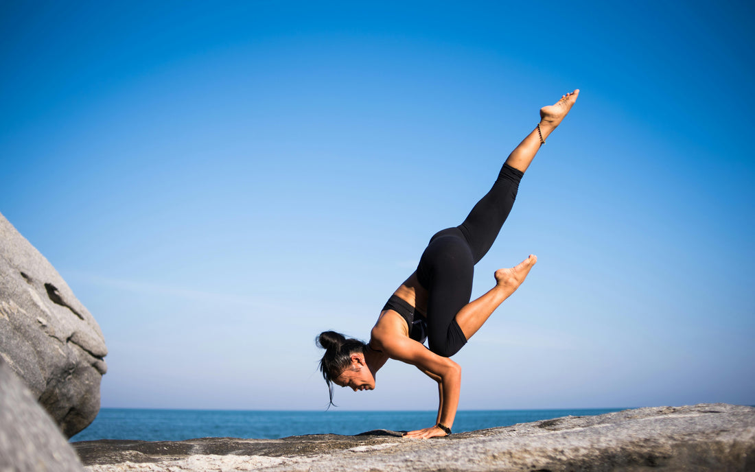 “Woman strength training and walking outdoors in morning light.”