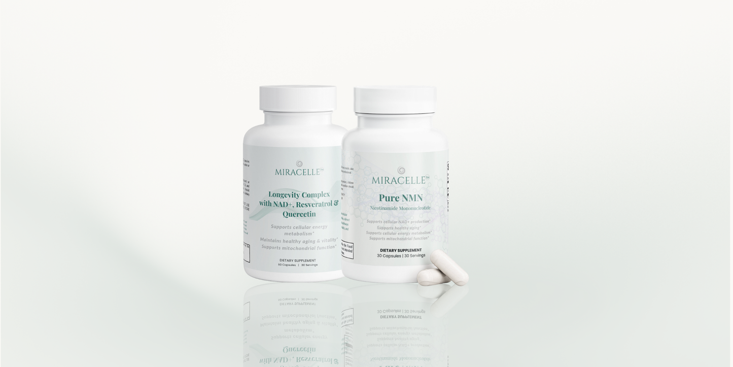 Miracelle Longevity Stack™ | NMN, NAD+, Resveratrol Bundle