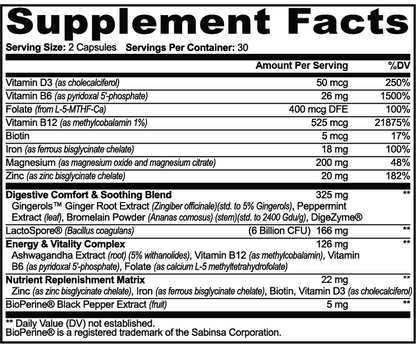 Metabolic Comfort GLP-1 Wellness Support