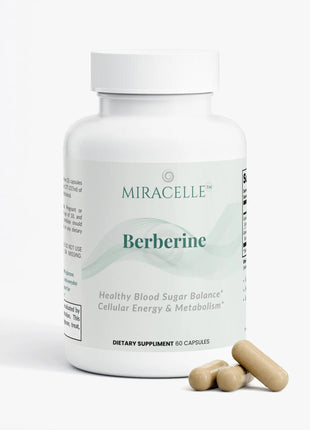 500 mg berberine per capsule to support glucose and lipid metabolism for steadier days and even energy. Non-GMO, vegan, cGMP.