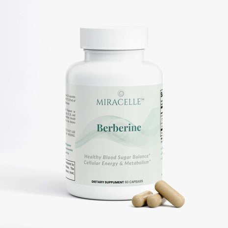 500 mg berberine per capsule to support glucose and lipid metabolism for steadier days and even energy. Non-GMO, vegan, cGMP.