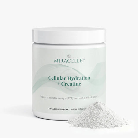 A daily creatine and hydration formula designed to support cellular energy, hydration balance, healthy muscle function, and active aging.