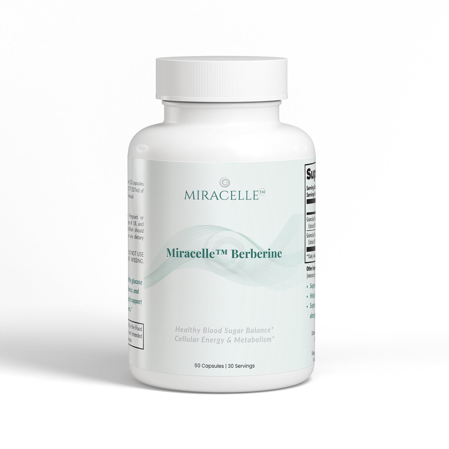Miracelle Berberine — 60-capsule bottle front