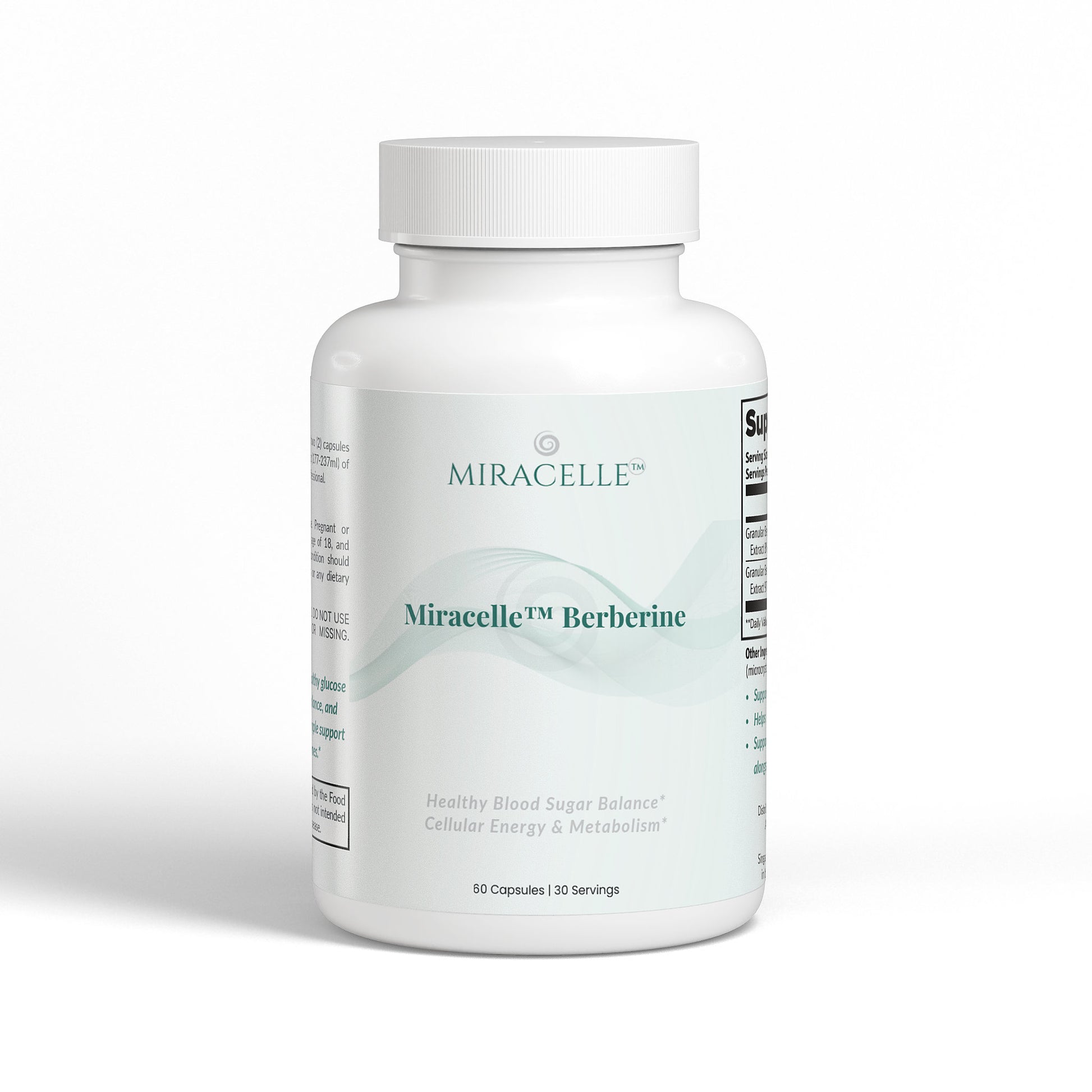 Miracelle Berberine — 60-capsule bottle front