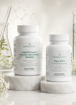 Miracelle Longevity Stack™ | NMN, NAD+, Resveratrol Bundle Miracelle