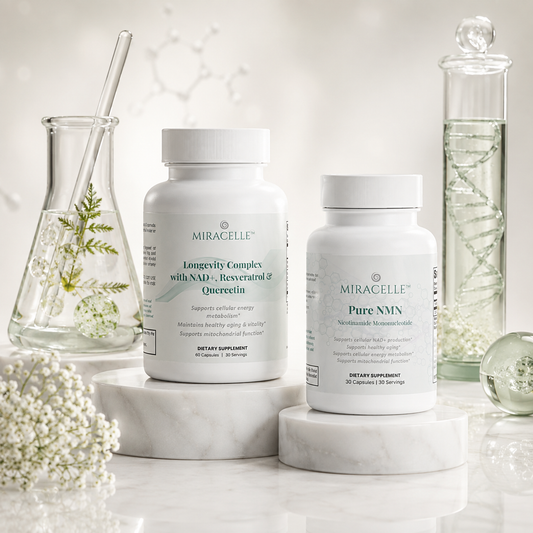 Miracelle Longevity Stack™ | NMN, NAD+, Resveratrol Bundle