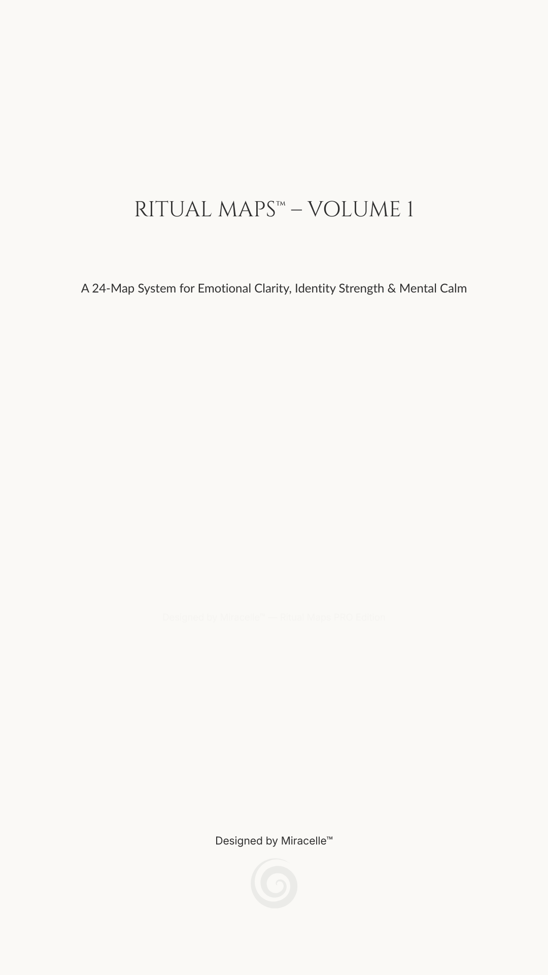 Ritual Maps™ Vol. 1 – Nervous-System Daily Ritual Maps