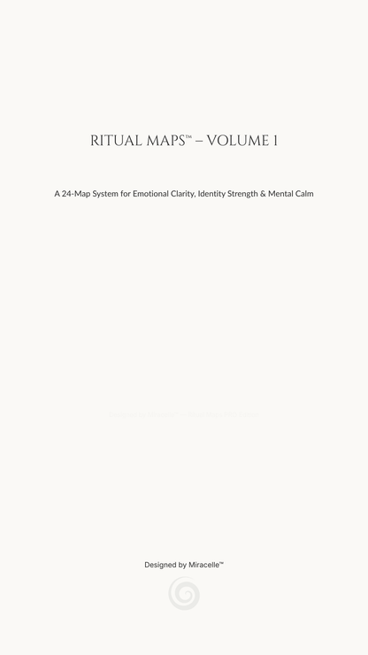 Ritual Maps™ Vol. 1 – Nervous-System Daily Ritual Maps