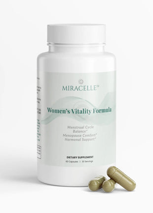 Daily women’s wellness blend for stamina, clear headspace & composure—vitamins, minerals, botanicals. cGMP made in the USA; Non-GMO.