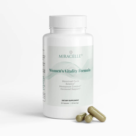 Daily women’s wellness blend for stamina, clear headspace & composure—vitamins, minerals, botanicals. cGMP made in the USA; Non-GMO.